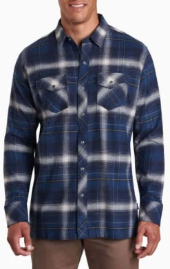 Lowdown Flannel - Men's 6 Lowdown Flannel - Men's -Kühl 1010990244 Kuhl LowdownFlannel RawUmber M Front 2