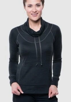 Lea Pullover - Women's -Kühl 1022160190 Kuhl LeaPullover Black Wmns Front