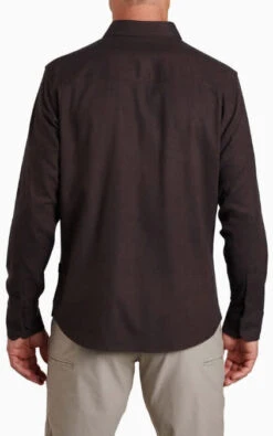 Descendr Flannel Long-Sleeve - Men's 6 Descendr Flannel Long-Sleeve - Men's -Kühl 1026480047 Kuhl DescendrFlannelLS BlackCoffee Mens Back 1