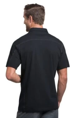 Wayfarer Short Sleeve - Men's -Kühl 1035938804 Kuhl WayfarerBack Raven Rear