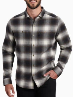 Law Flannel - Men's 8 Law Flannel - Men's -Kühl 1035980550 Kuhl TheLawFlannel ForgedIron M Front 1