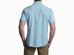 Optimizr Short-Sleeve - Men's 11 Optimizr Short-Sleeve - Men's -Kühl 1035988405 Kuhl OptimizrShortSleeve CarolinaBlue Mens Rear