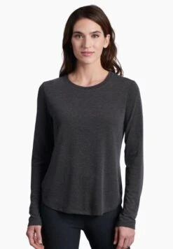 Konstance Long Sleeve - Women's -Kühl 1035998742 Kuhl KonstanceLongSleeve Black Wmns Front