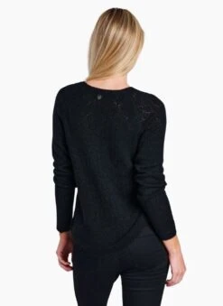 Sonata Pointelle Sweater - Women's -Kühl 1035998774 Kuhl SonataPointelleSweater Black Wmns Rear