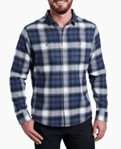 Law Flannel - Men's 9 Law Flannel - Men's -Kühl 1035998883 Kuhl LawFlannel StellarBlue Mens Front