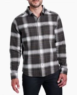 Law Flannel - Men's 10 Law Flannel - Men's -Kühl 1035998884 Kuhl LawFlannel AgedOak Mens Front