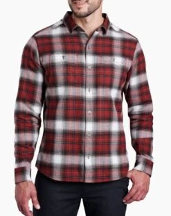Law Flannel - Men's 11 Law Flannel - Men's -Kühl 1035998885 Kuhl LawFlannel Oxblood Mens Front