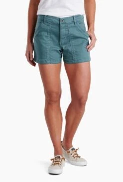 Kultivatr Short 4" - Women's 8 Kultivatr Short 4" - Women's -Kühl 1036010641 Kuhl KultivatrShort4Inch Eucalyptus Wmns Front