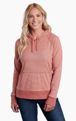 Stria Pullover Hoody - Women's 6 Stria Pullover Hoody - Women's -Kühl 1036010861 Kuhl StriaPulloverHoody Clay Wmns Front