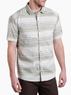 Intriguer Short-Sleeve - Men's -Kühl 1036011023 Kuhl IntriguerShortSleeve IvoryTwist Mens Front