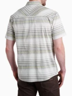 Intriguer Short-Sleeve - Men's -Kühl 1036011023 Kuhl IntriguerShortSleeve IvoryTwist Mens Rear