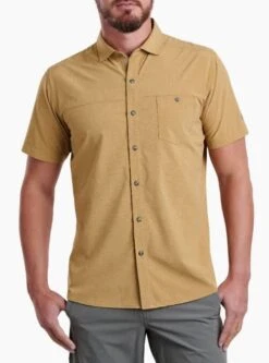 Optimizr Short-Sleeve - Men's 12 Optimizr Short-Sleeve - Men's -Kühl 1036011028 Kuhl OptimizrShortSleeve HoneyMaple Mens Front