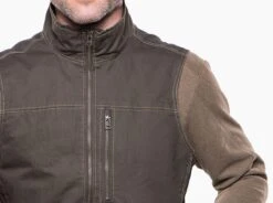 Burr™ Vest -Kühl 1042 burrvest brown detail 1 pdp photo