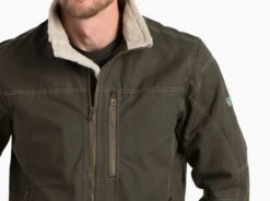 Burr™ Lined Jacket 11 Burr™ Lined Jacket -Kühl 1053 burr jacket lined gunmetal detail 1 pdp photo
