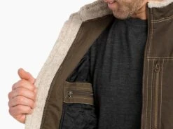 Burr™ Lined Jacket 12 Burr™ Lined Jacket -Kühl 1053 burr jacket lined gunmetal detail 3 pdp photo