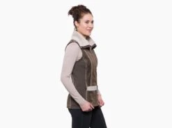 Dani Sherpa™ Vest -Kühl 2088 ws dani sherpa vest oak side pdp photo