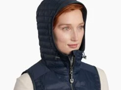 Spyfire® Hooded Vest -Kühl 2139 spyfire hooded vest midnight blue detail 3 pdp photo