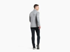 Alloy™ 1/4 Zip -Kühl 3118 alloy cloud gray back full pdp photo