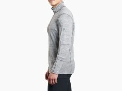 Alloy™ 1/4 Zip -Kühl 3118 alloy ls cloud gray side pdp photo