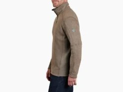 Interceptr™ 1/4 Zip -Kühl 3185 interceptr qtr zip oatmeal side correct pdp photo