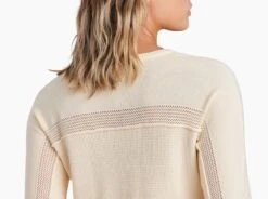 Kosta™ Sweater -Kühl 4047 kosta sweater sea salt detail 1 pdp photo