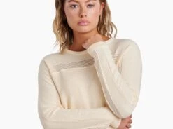 Kosta™ Sweater -Kühl 4047 kosta sweater sea salt detail 3 pdp photo