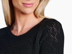 Sonata™ Pointelle Sweater -Kühl 4087 bk s 5 7941 pdp photo