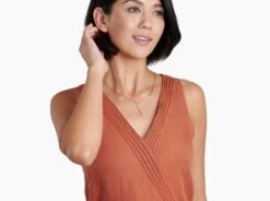 Fresco™ Jumpsuit -Kühl 4300 fresco jumpsuit clay detail 1 pdp photo