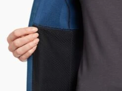 Dynawool™ Skuba Hoody -Kühl 4373 ws dynawool hoody indigo detail 3 pdp photo