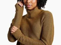 Solace™ Sweater -Kühl 4406 solace sweater antique gold detail 3 pdp photo