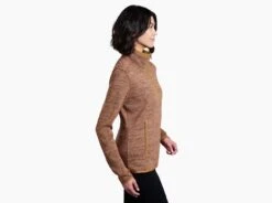 Ascendyr™ 1/4 Zip -Kühl 4420 ascendyr qtr zip antique gold side pdp photo