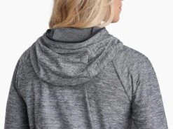 Revivr™ Hoody -Kühl 4449 ws revivr hoody grey heather detail 1 pdp photo