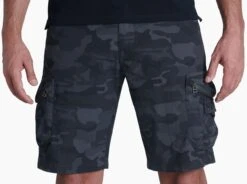 Ambush™ Cargo Short -Kühl 5149 ambush cargo grey camo detail 3 pdp photo