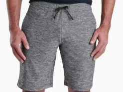 Revivr™ Short -Kühl 5291 revivr short grey heather detail 4 pdp photo