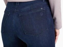 9" Kontour™ Flex Denim Skinny -Kühl 6382 9in kontour flex denim skinny midnight detail 1 pdp photo