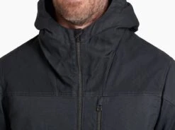 The Law™ Fleece Lined Hoody -Kühl 7363 law fleece lined hoody carbon detail 2 pdp photo