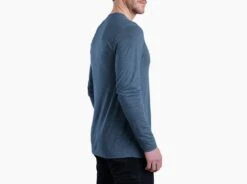 Acceleratr™ Crew -Kühl 7492 accelaratr ls crew pirate blue side pdp photo