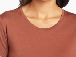 Merino Primo™ Tee -Kühl 8024 ws wool tee antique rose detail 1 pdp photo