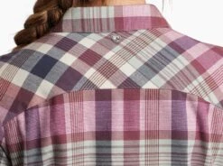 Tess™ Flannel -Kühl 8457 tess flannel ls deep blush detail 2 pdp photo