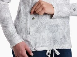 AirKÜHL™ Hoody -Kühl 8495 ws airkuhl hoody white print detail 3 pdp photo